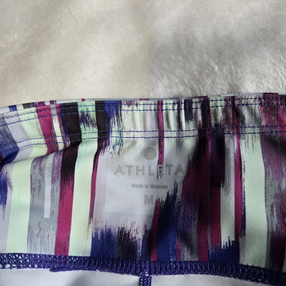 Athleta Multicolor Patterned Capris Size M - image 3